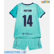 Camisa de time de futebol Barcelona Karim Adeyemi #14 Replicas 3º Equipamento Infantil 2026-27 Manga Curta (+ Calças curtas)